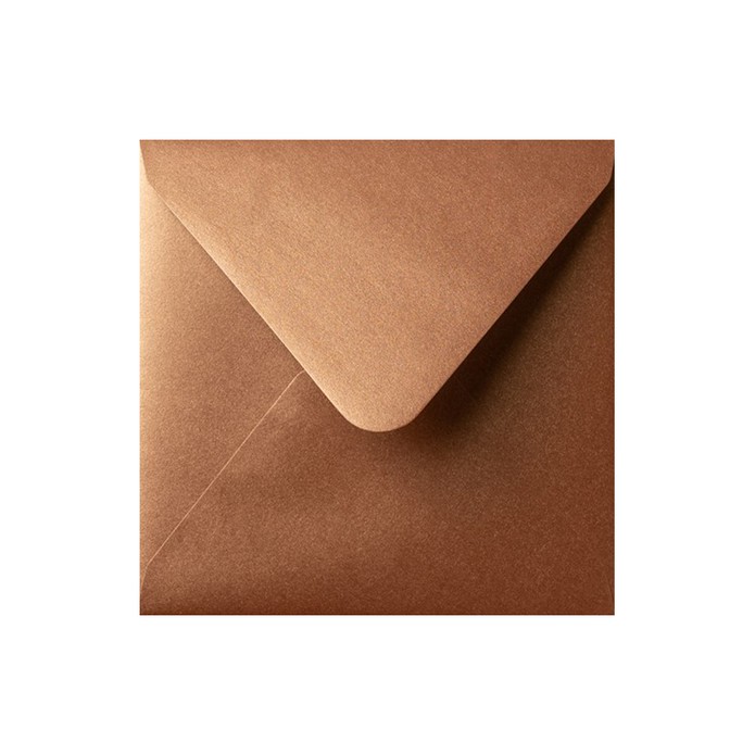 Enveloppen Bronze metallic 14x14