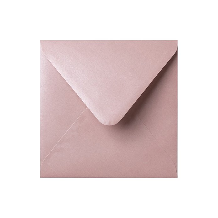 Enveloppen Rose metallic 14x14